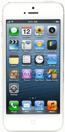 Смартфон Apple iPhone 5 32Gb White & Silver - Нефтекамск